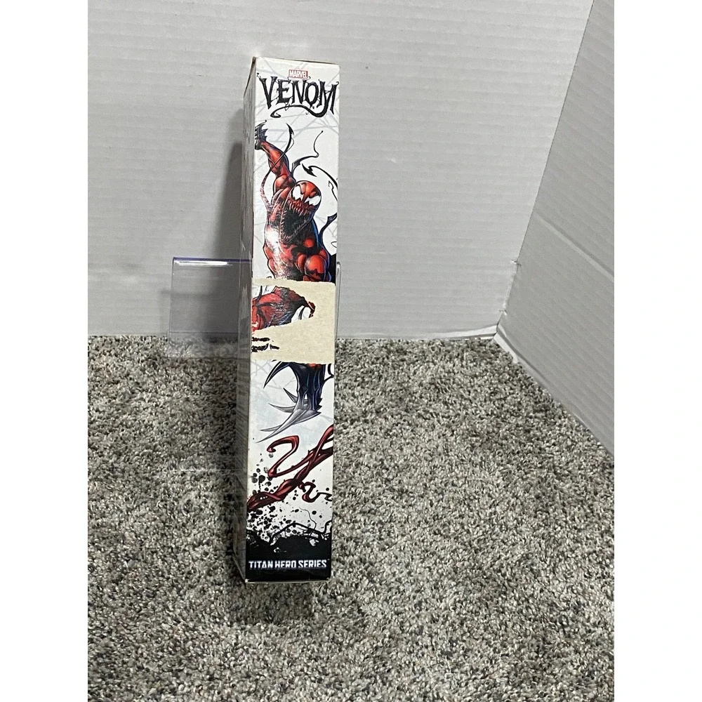 Action Figure Marvel Hasbro Kids Red New Damaged Box Titan Hero Carnage 12